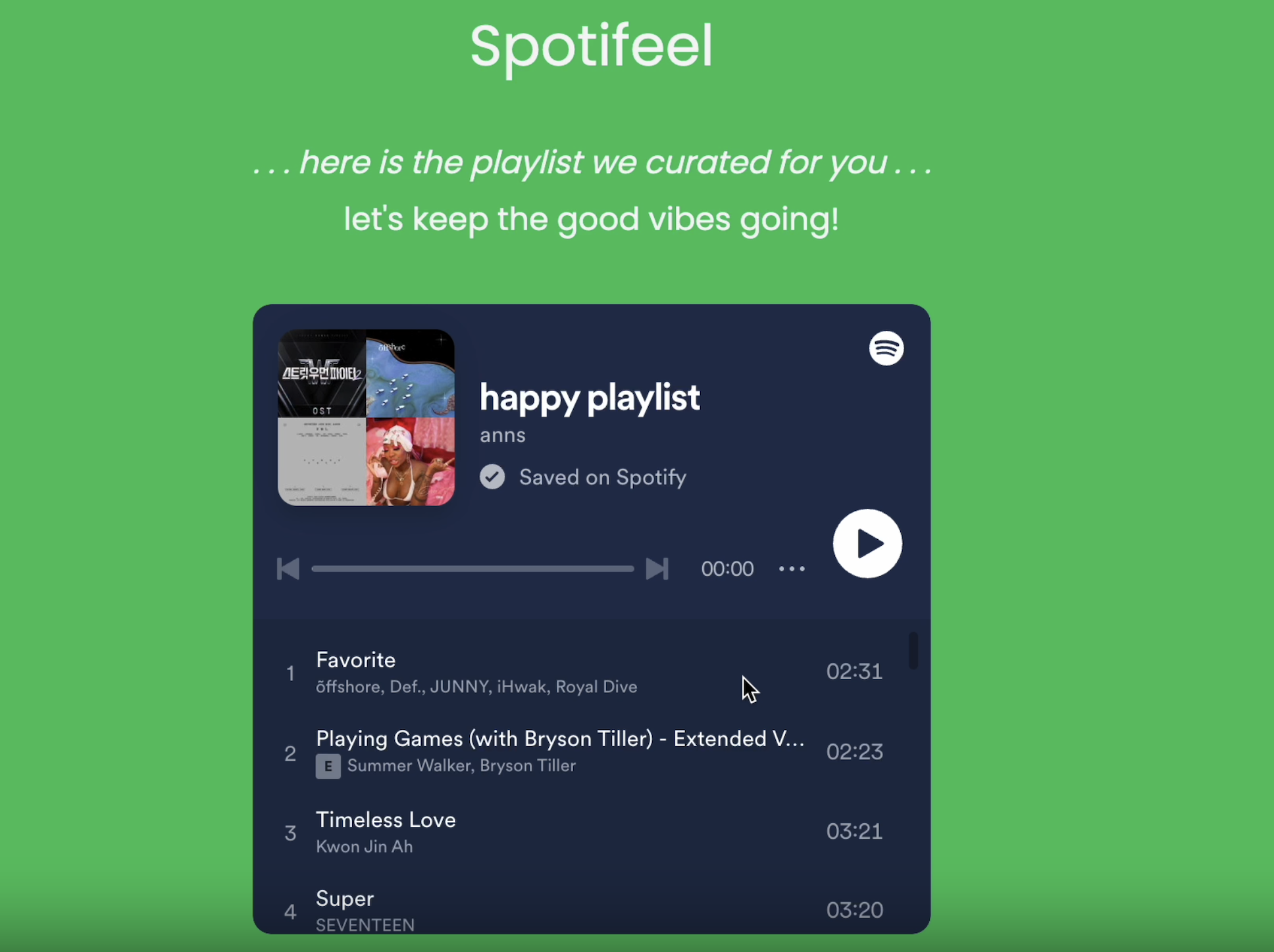 Spotifeel