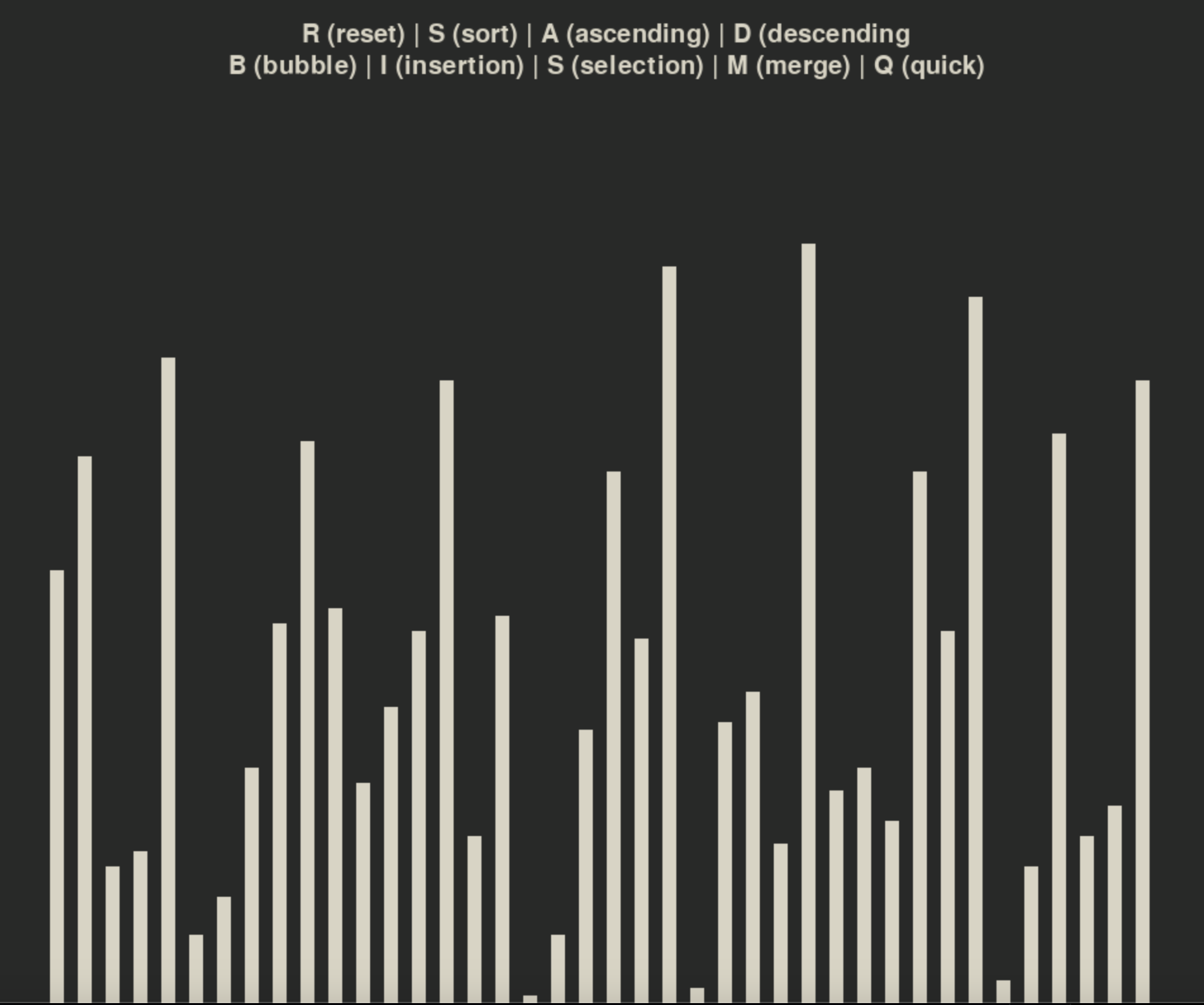 Sorting Visualizer